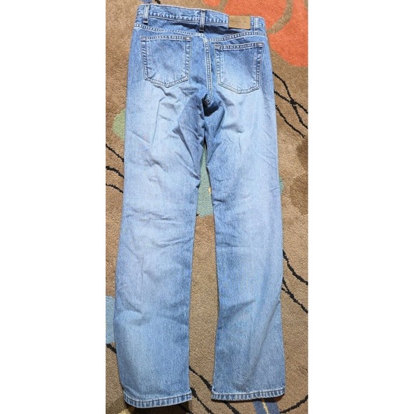 Vtg Calvin Klein Sport Jeans Mid Rise Distressed Straight Leg Size 6 Long Y2K 90 - Picture 3 of 9